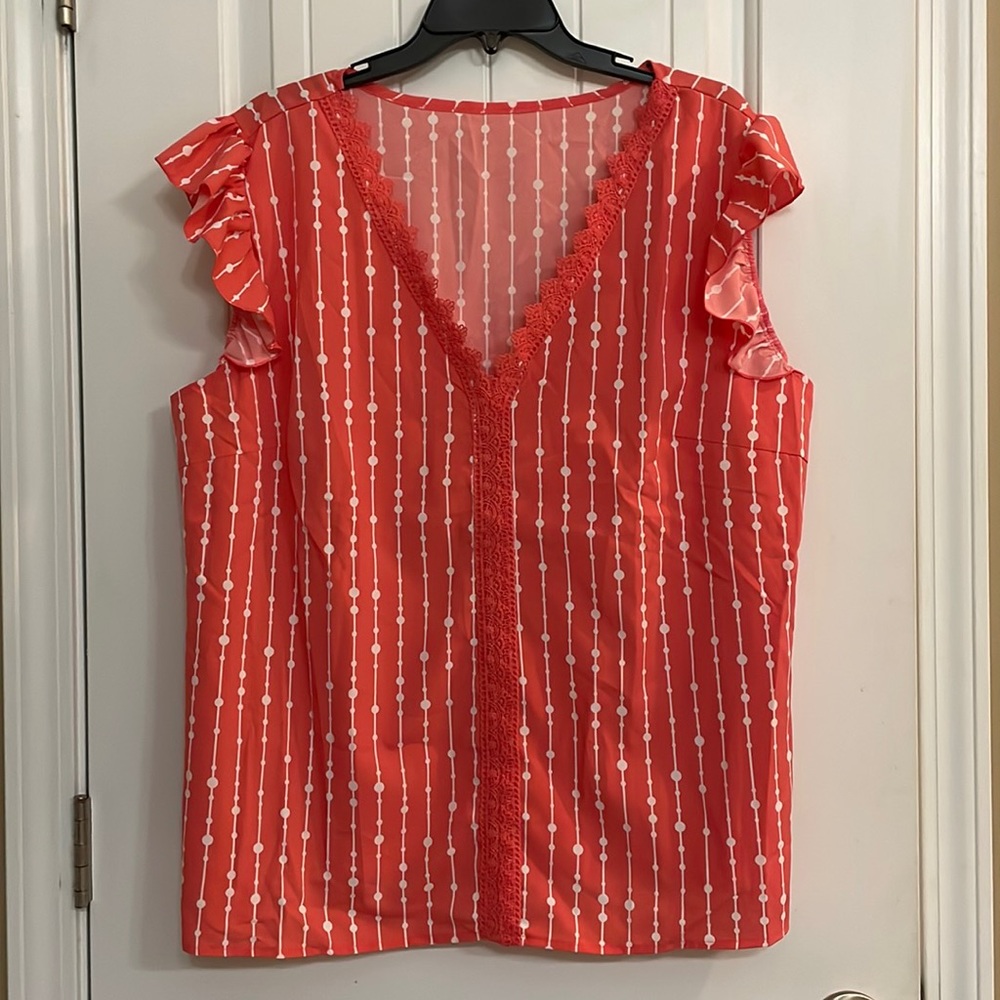 NWOT SHEIN Curve sleeveless blouse 2XL